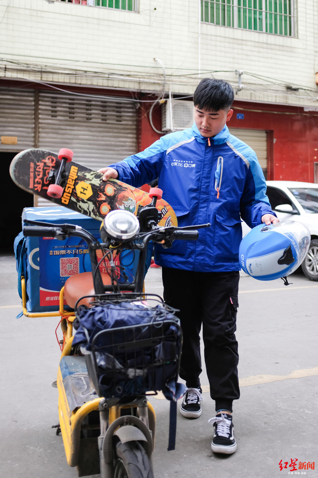 体育生与外卖员——两种不同身份的奋斗与坚持-第1张图片